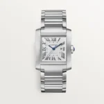 Cartier / TANK FRANÇAISE WATCH Tank Française watch, large model, mechanical movement with automatic winding. Steel case. Ref. WSTA0067