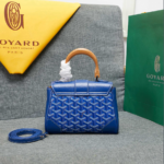 Goyard mini sigon Saddle bag Blue Size:18*15*20*9cm - Image 3