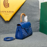 Goyard mini sigon Saddle bag Blue Size:18*15*20*9cm - Image 4