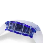 Richard Mille 35-01 Blue White Rubber Bracelet - Image 3