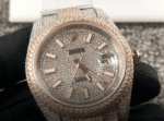 Rolex Datejust Two Tone Jubilee Fully Iced Out 126303 - Image 2