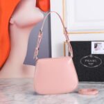 Prada hobo cleo Patent leather 611 pink size:22*13cm - Image 2