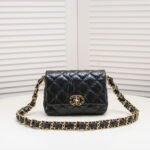 Chanel 23K cowhide strap shoulder bag 9112 size: 13.5*20.5*5cm