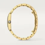 Cartier / TANK FRANÇAISE WATCH Tank Française watch, medium model, quartz movement. Case and faceted crown in 18K yellow gold (750/1000)Ref. WJTA0040 - Image 7