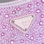 Prada Ss21 Hobo BlingBling 8801 pink size: 22*18*5cm - Image 2