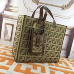 FENDI peekaboo Canvas Tote with mobile phone bag 2118 Size: 37*32 cm - Image 2