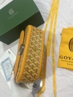 Goyard Goyardine Shell bag Yellow Size: 26*18*8cm - Image 7