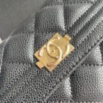 Chanel Cowhide with caviar Clutch bag with gold and sliver hardware size: 19*10cm - Image 2