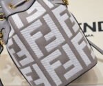 FENDI mini bucket bag 0189 Grey - Image 5