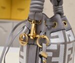 FENDI mini bucket bag 0189 Grey - Image 9