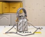 FENDI mini bucket bag 0189 Grey - Image 2