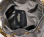 FENDI mini bucket bag 0189 Grey - Image 4