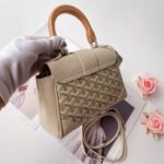 Goyard mini Saigon Cream White Saddle bag Size:22*8*15cm - Image 4
