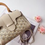 Goyard mini Saigon Cream White Saddle bag Size:22*8*15cm - Image 6