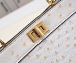 FENDI Peekaboo Cream White 23ss 335 Size: 20*15cm - Image 9