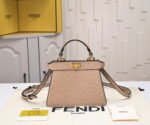 FENDI Peekaboo Grey 23ss 335 Size: 20*15cm