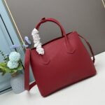 Prada Cross cut cowhide shoulder bag red 2756# size: 34*26*16cm - Image 7