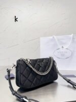 Prada vintage nylon underarm bag size:  24*13cm - Image 5