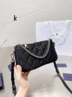Prada vintage nylon underarm bag size:  24*13cm - Image 8