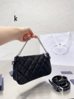 Prada vintage nylon underarm bag size:  24*13cm - Image 9