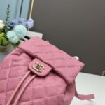 Chanel 23s Salzburg cowhide backpack 917 pink size: 25*20*12cm/23*18*10cm - Image 6