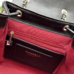 Chanel 23s Salzburg cowhide backpack 917 Black size: 25*20*12cm/23*18*10cm - Image 5