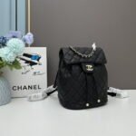Chanel 23s Salzburg cowhide backpack 917 Black size: 25*20*12cm/23*18*10cm - Image 2