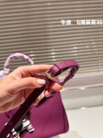 Hermès Birkin Togo Calf Gold Hardware Actino violet size: 30????????/ 25???????? - Image 5