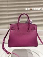 Hermès Birkin Togo Calf Gold Hardware Actino violet size: 30????????/ 25???????? - Image 2
