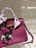 Hermès Birkin Togo Calf Gold Hardware Actino violet size: 30????????/ 25???????? - Image 7
