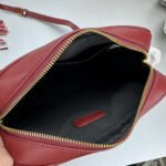 YSL MONOGRAM SAINT LAURENT LOU quilted leather camera bag red with gold hardware 520534 size: 23*16*6CM - Image 7