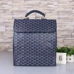Goyard Backpack Royal blue Collapsible shoulder strap detachable size: 32*14*37cm