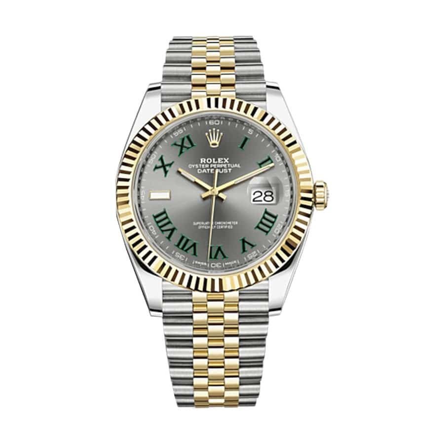 rolex-datejust-steel-yellow-gold-automatic-grey-dial-jubilee-replica6.jpg Rolex Datejust 126233 Wimbledon - Image 1