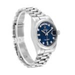 Rolex Day-Date 128239 Blue Dial With Diamond - Image 2